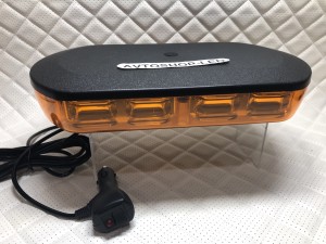 Мигалка оранжевая яркая панель 72LED 12/24V 30 см