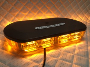 Мигалка оранжевая яркая панель 72LED 12/24V 30 см