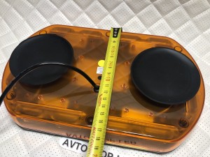 Мигалка оранжевая яркая панель 72LED 12/24V 30 см