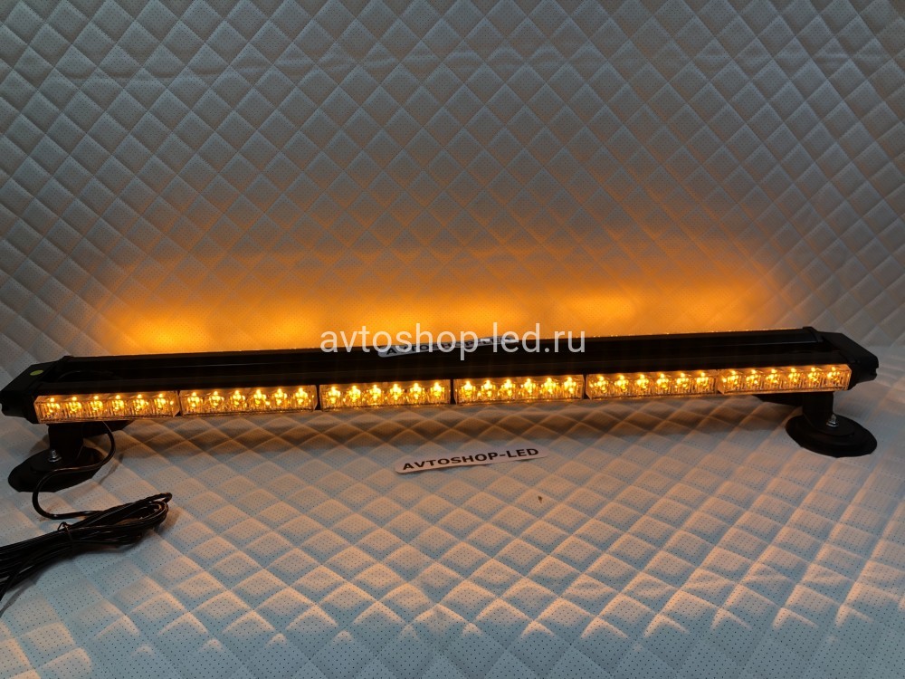 Балка 4-х сторонняя светодиодная Желтая 78LED 10-30V 94 см