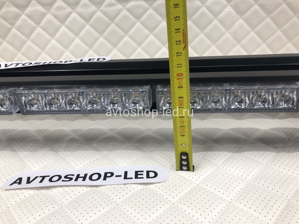 Балка 4-х сторонняя светодиодная Желтая 78LED 10-30V 94 см