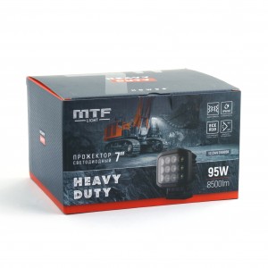 Фара LED Прожектор MTF HEAVY DUTY 12-24В, 95ВТ, 8500LM