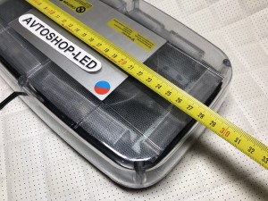 Маяк светодиодный Красно/ Синий яркий 48 LED 10-30V 28 см