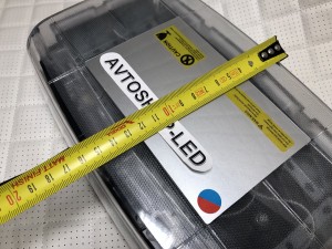 Маяк светодиодный Красно/ Синий яркий 48 LED 10-30V 28 см