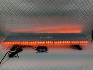 Светодиодная мигалка панель желтая 88LED 10-30V 120 см с цифровым пультом