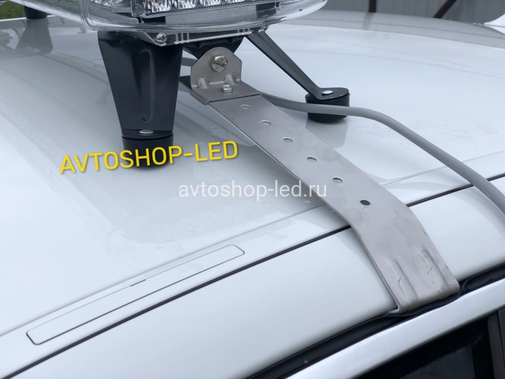 Светодиодная мигалка панель оранжевая 88LED 10-30V 120 см с цифровым пультом