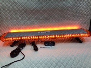 Светодиодная мигалка панель оранжевая 88LED 10-30V 120 см с цифровым пультом