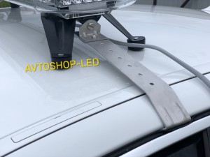 Светодиодная мигалка панель оранжевая 88LED 10-30V 120 см с цифровым пультом