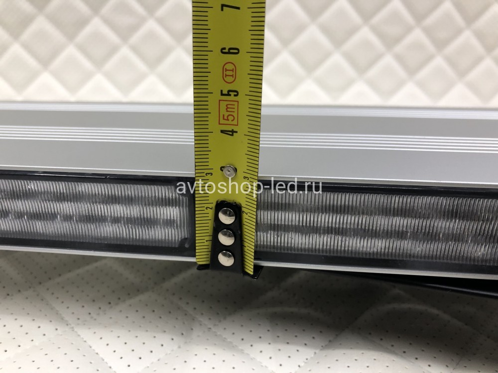 Светодиодная мигалка Slim желтая 126LED 10-30V 112 см с цифровым пультом