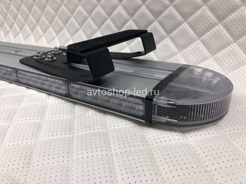 Светодиодная мигалка Slim желтая 126LED 10-30V 112 см с цифровым пультом