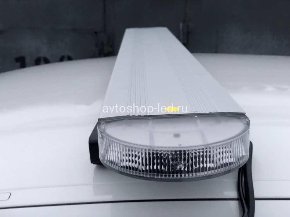 Светодиодная мигалка Slim желтая 126LED 10-30V 112 см с цифровым пультом