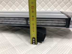 Светодиодная мигалка Slim желтая 126LED 10-30V 112 см с цифровым пультом