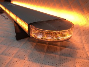 Светодиодная мигалка Slim желтая 126LED 10-30V 112 см с цифровым пультом