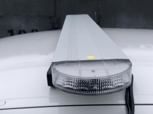 Светодиодная мигалка Slim желтая 126LED 10-30V 112 см с цифровым пультом