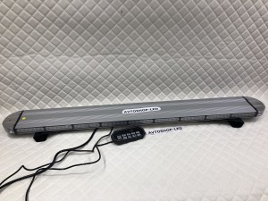 Светодиодная мигалка Slim желтая 126LED 10-30V 112 см с цифровым пультом