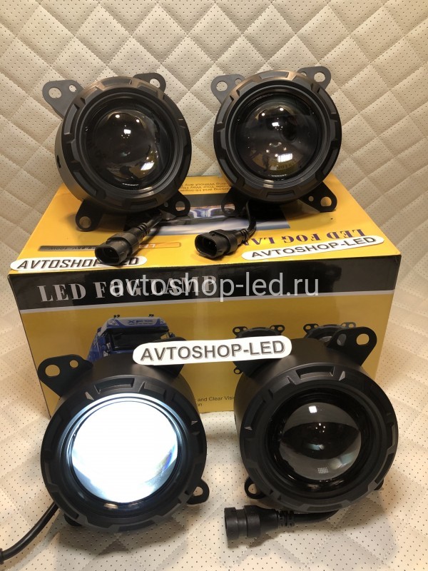 Фары птф LED Линзы лазерные DAF XF 105 12/24V 4 шт