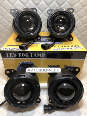 Фары птф LED Линзы лазерные DAF XF 105 12/24V 4 шт