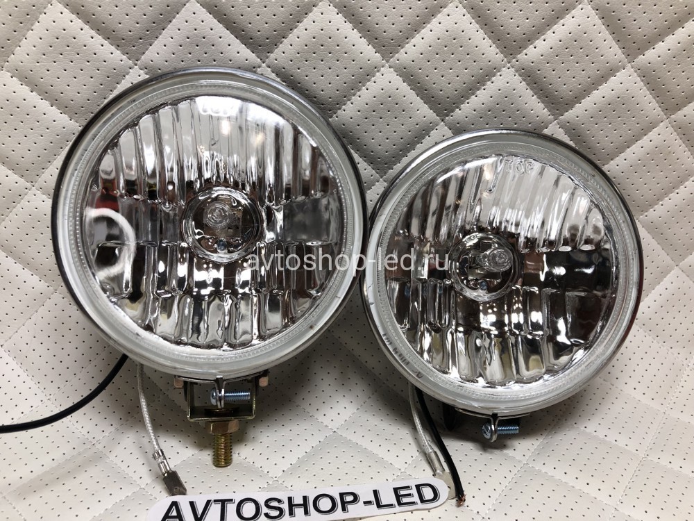 Фары Белые галогеновые ретро 12V H3 55W