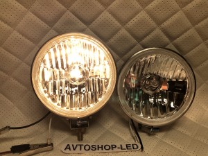 Фары Белые галогеновые ретро 12V H3 55W