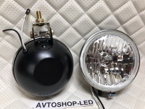 Фары Белые галогеновые ретро 12V H3 55W