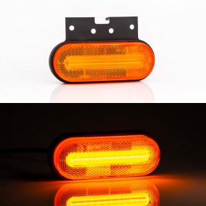 Фонари габартные Желтые Fristom FT-070 Z+K LED с кронштейном