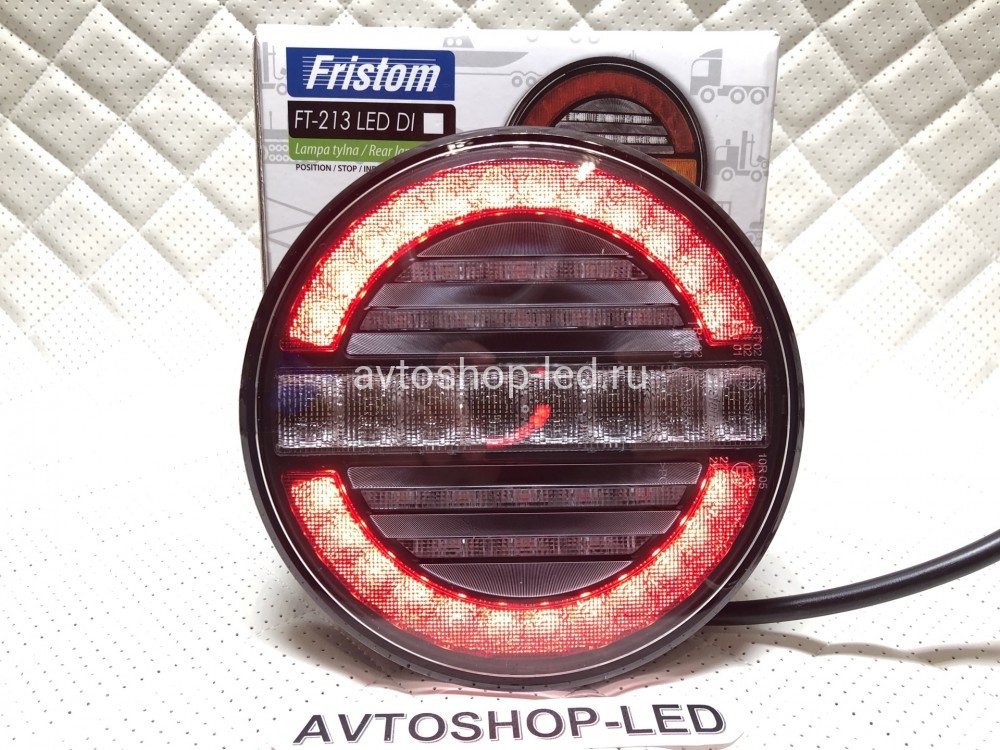 Фонарь заднего хода Fristom FT-214 LED 3-функциональный 12/24V