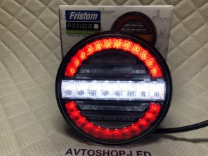 Фонарь заднего хода Fristom FT-214 LED 3-функциональный 12/24V