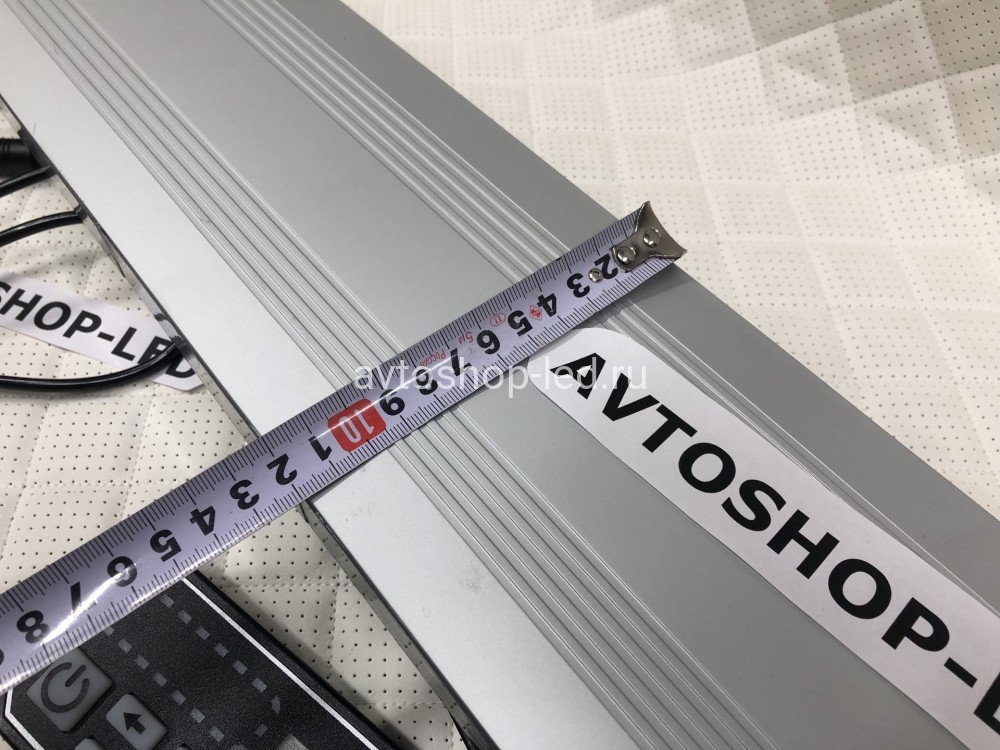 Светодиодная мигалка Slim желтая 138LED 10-30V 123 см с цифровым пультом