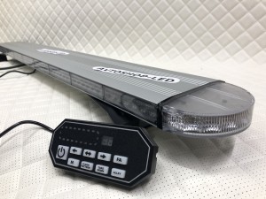 Светодиодная мигалка Slim желтая 138LED 10-30V 123 см с цифровым пультом