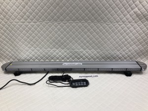 Светодиодная мигалка Slim желтая 138LED 10-30V 123 см с цифровым пультом