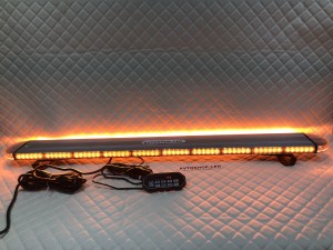 Светодиодная мигалка Slim желтая 138LED 10-30V 123 см с цифровым пультом