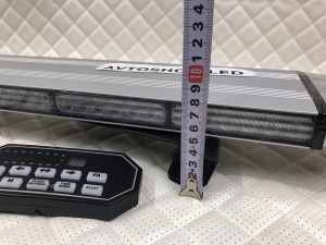 Светодиодная мигалка Slim желтая 138LED 10-30V 123 см с цифровым пультом