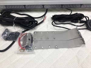 Светодиодная мигалка Slim желтая 138LED 10-30V 123 см с цифровым пультом