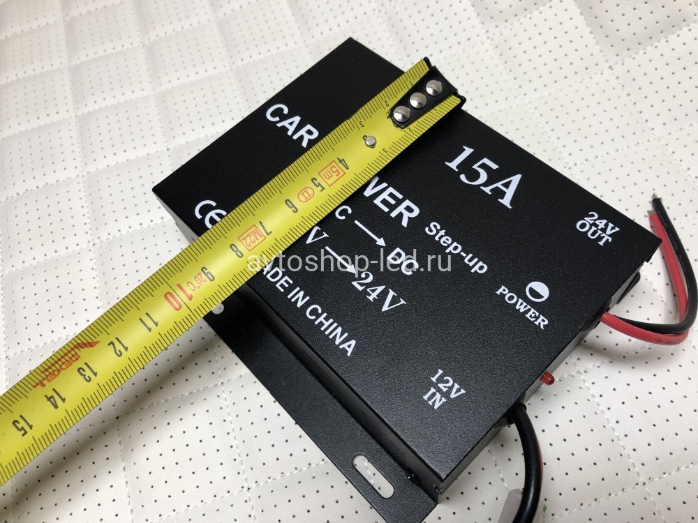 Преобразователь напряжения автомобильный с 12V - 24V 15A