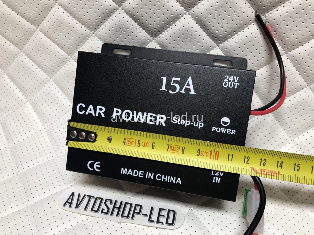Преобразователь напряжения автомобильный с 12V - 24V 15A