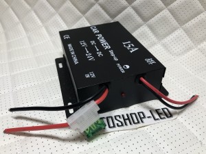 Преобразователь напряжения автомобильный с 12V - 24V 15A