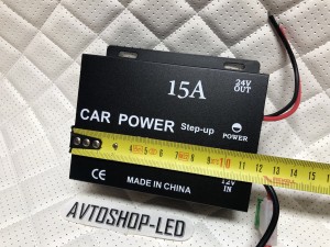 Преобразователь напряжения автомобильный с 12V - 24V 15A