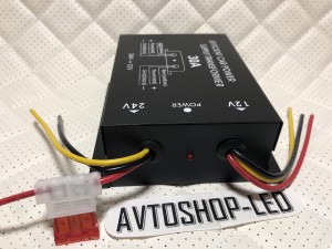 Преобразователь напряжения автомобильный с 24V - 12V 30A