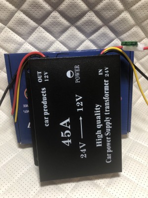 Преобразователь напряжения автомобильный с 24V - 12V 45A