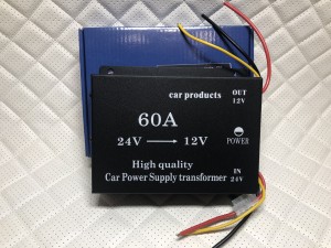 Преобразователь напряжения автомобильный с 24V - 12V 60A
