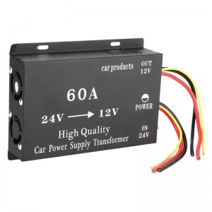 Преобразователь напряжения автомобильный с 24V - 12V 60A