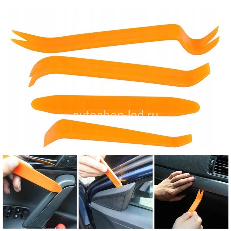 Набор для снятия клипс обшивки авто 4 шт